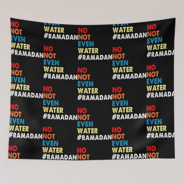 Item preview, No Not Even Water Fasting Muslim Ramadan Kareem Vintage designed and sold by risti-anGarrard.