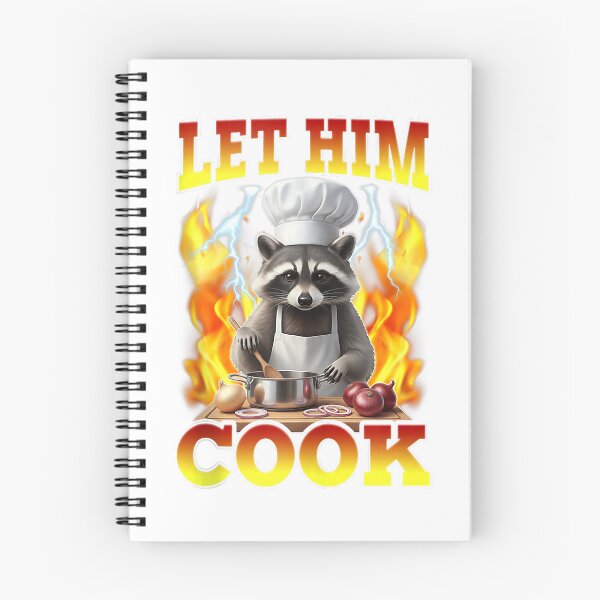 Item preview, Let Him Cook Funny Sarcastic Raccoon MasterChef Meme Tank Top designed and sold by gidget-gadget.