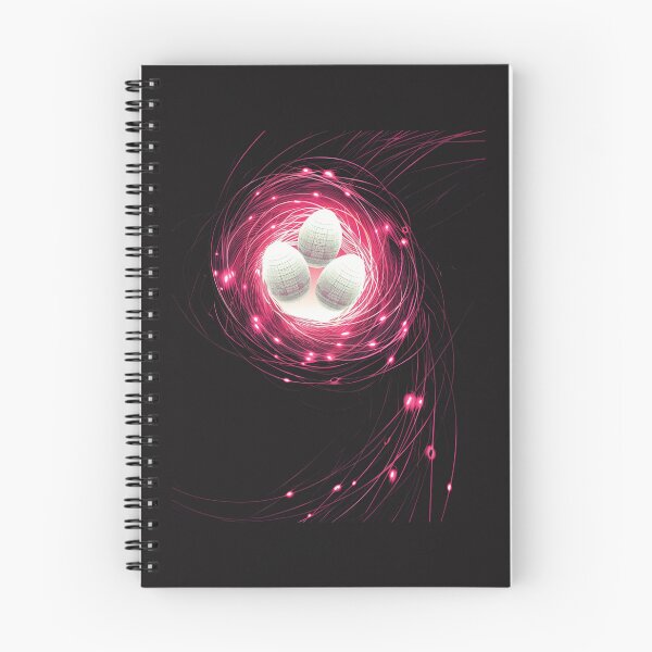 Item preview, A nest made of neon fiber optics with digital eggs designed and sold by STATIC SOUL.
