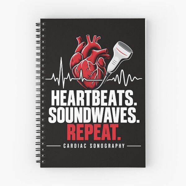 Item preview, Cardiac Sonographer – Heartbeats Soundwaves Repeat designed and sold by MiSuPa Studio.