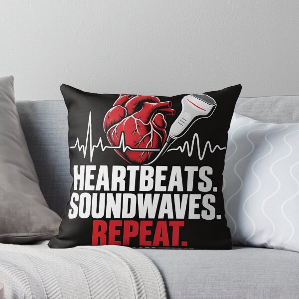 Item preview, Cardiac Sonographer – Heartbeats Soundwaves Repeat designed and sold by MiSuPa Studio.