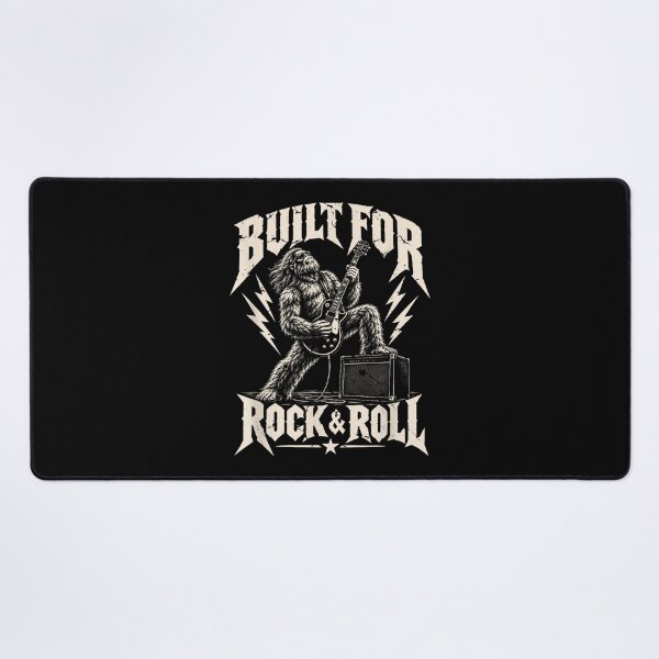 Item preview, Bigfoot Lets Rock Rock&Roll Vintage Sasquatch Rock Concert designed and sold by Capisedo.