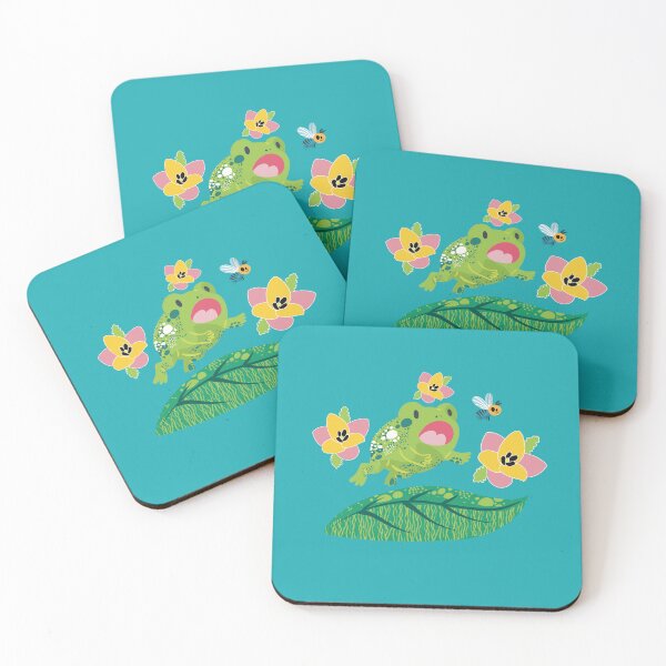 Item preview, Happy Frog Chasing Fly  designed and sold by IvysCreativityHouse.