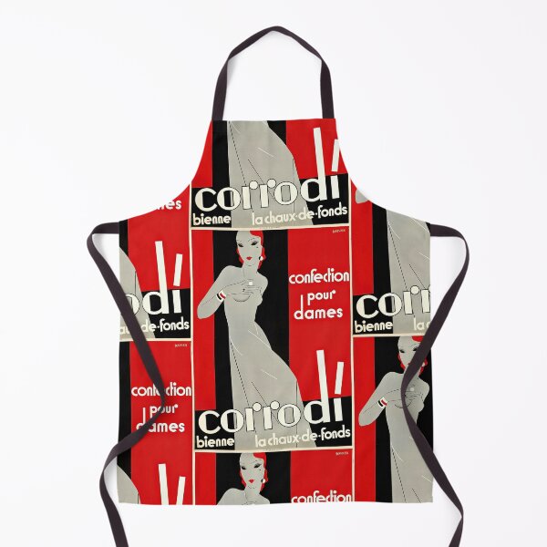 Item preview, Vintage Art Deco Poster | Corrodi Women's Fashion | Swiss Elegance | 1920s & 1930s Style | Bienne La Chaux-de-Fonds designed and sold by artofuniverse.