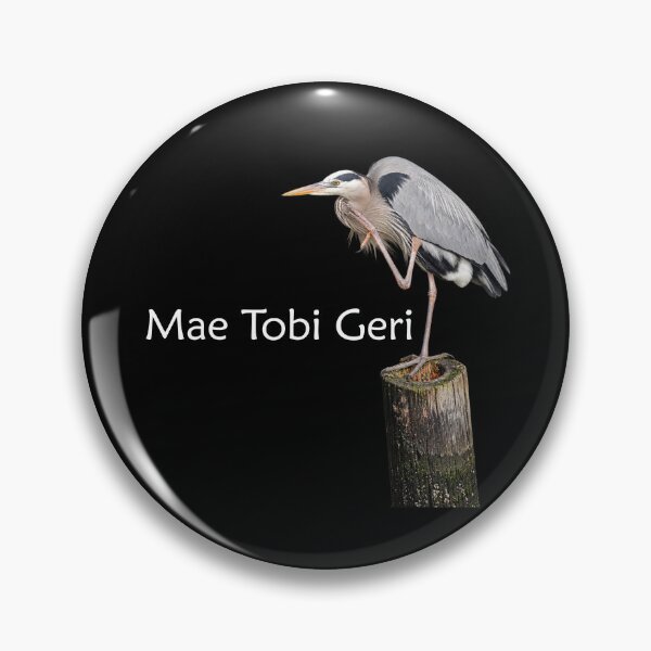 Item preview, Mae Tobi Geri Blue Heron Performing the Crane Black designed and sold by Art in My Loft.