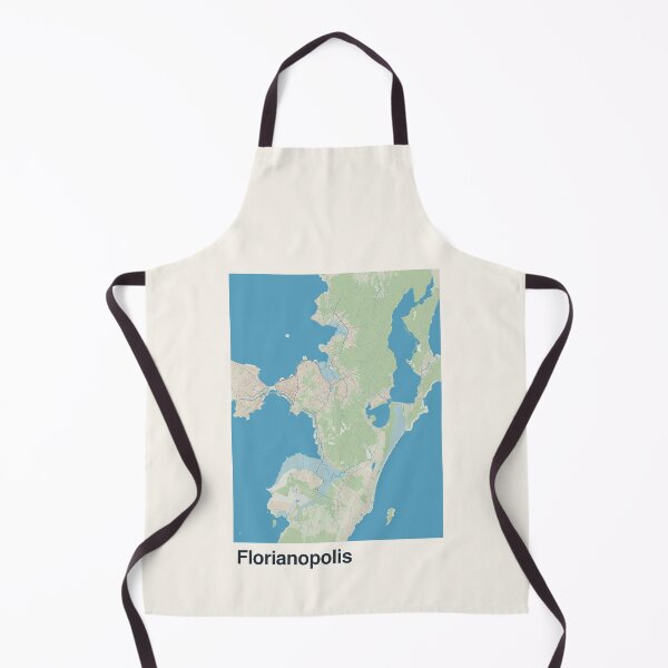 Item preview, Florianopolis Minimalistic Map Art designed and sold by MapsNerd.