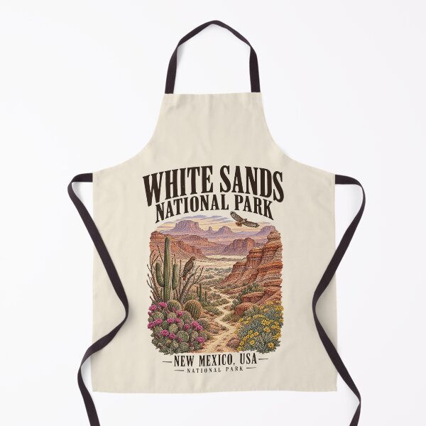 Item preview, White Sands National Park, New Mexico, USA [Vintage Illustration] designed and sold by elektronen.