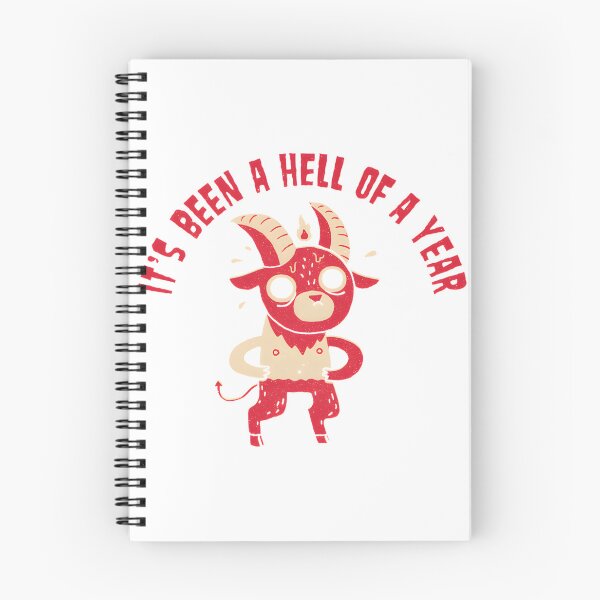 Item preview, Hell Of A Year - Bold and Edgy Graphic Design for Challenging Times designed and sold by Teach-shirts.