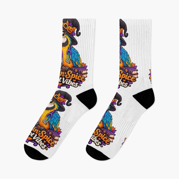 Item preview, Pumpkin Spice & Parrot Vibes – Cute Halloween Avian Vet Design designed and sold by Bettybee00.