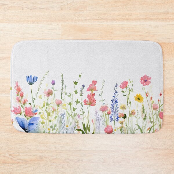 Item preview, Copy of Watercolor Wildflower Pastel Meadow Over a Soft Sky #18 designed and sold by DuckyRubin.