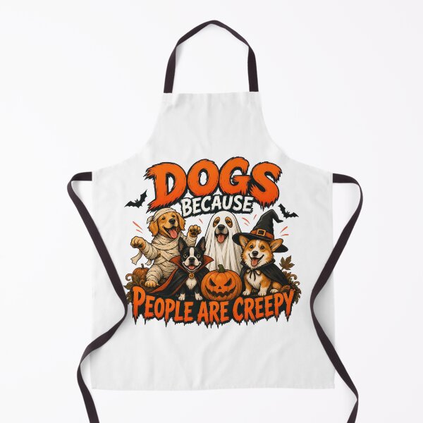 Item preview, Dogs Because People Are Creepy Halloween Ghost Dogs designed and sold by SoyLamderma.