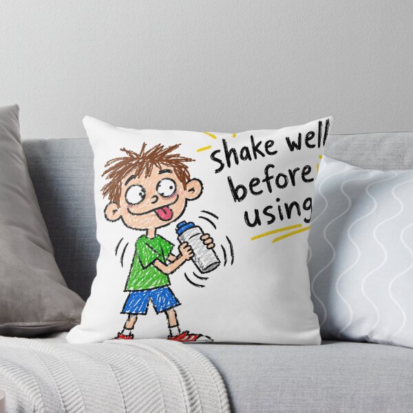 Item preview, Shake Well Before Using - Funny Crayon Illustration Art Print designed and sold by BLUESKY11a.
