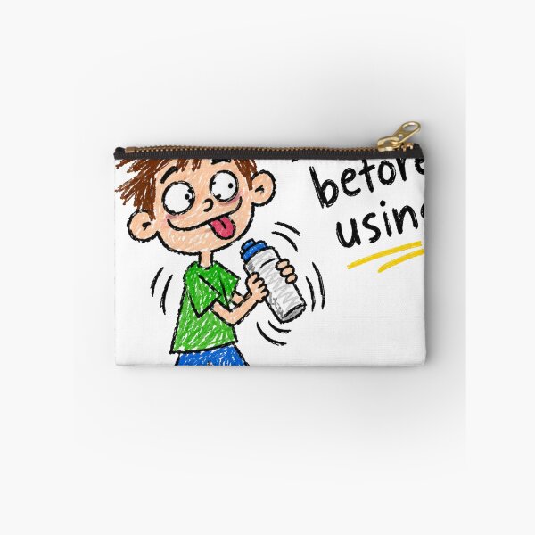 Item preview, Shake Well Before Using - Funny Crayon Illustration Art Print designed and sold by BLUESKY11a.