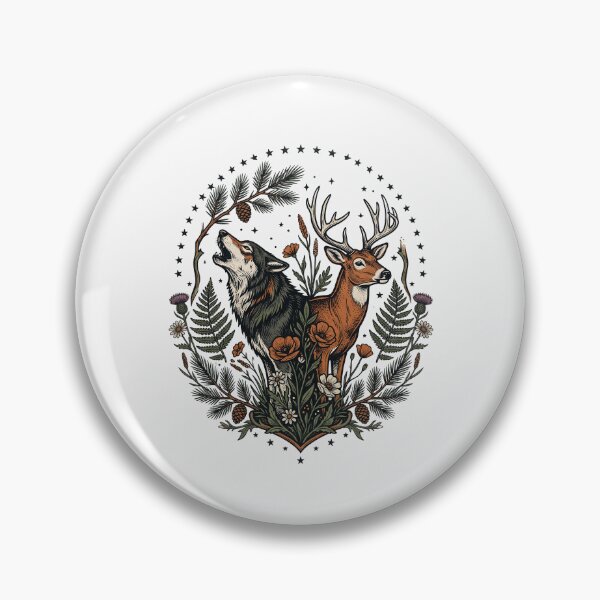 Item preview, Wild Wolf and Deer Woodland designed and sold by naragon4289.