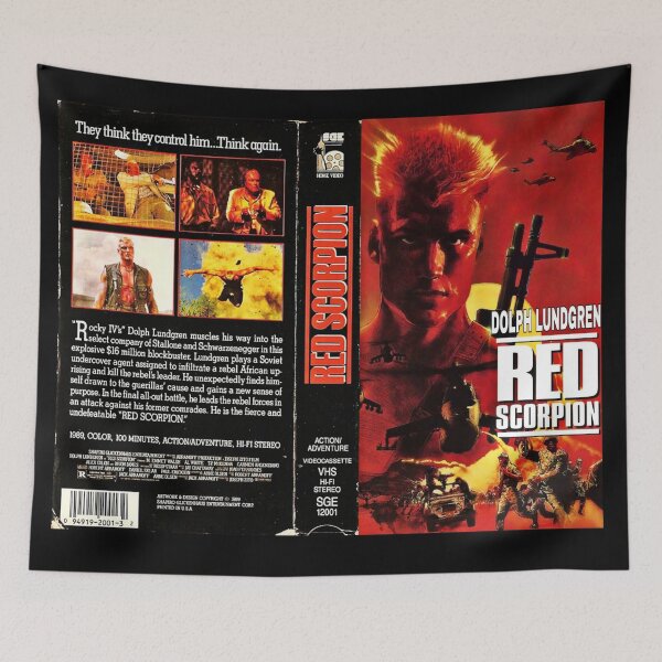 Item preview, Red Scorpion VHS designed and sold by Fed Up Design & Creation.