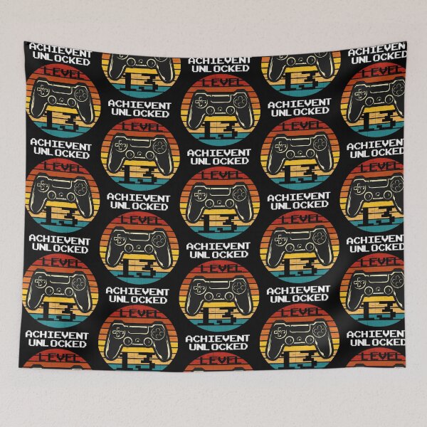Item preview, Birthday Achievement Unlocked Level Up Gamer designed and sold by allaso-gan.