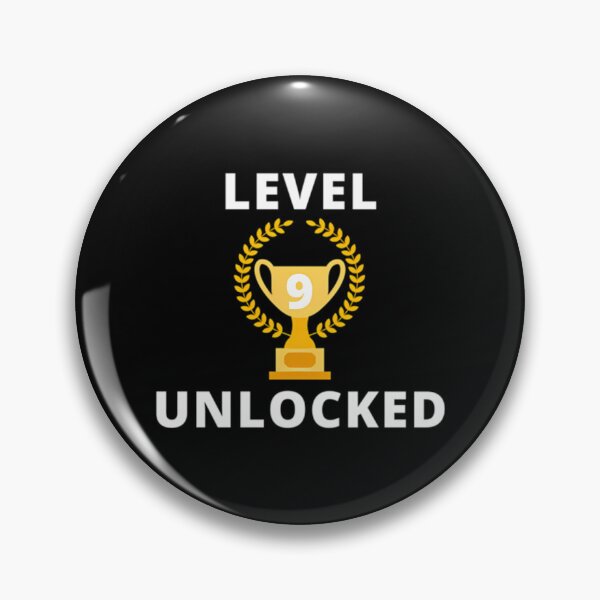 Item preview, Level 9 Unlocked - Gamer Birthday Gift designed and sold by allaso-gan.