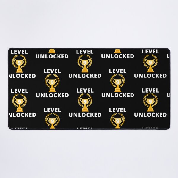Item preview, Level 9 Unlocked - Gamer Birthday Gift designed and sold by allaso-gan.