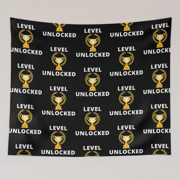 Item preview, Level 9 Unlocked - Gamer Birthday Gift designed and sold by allaso-gan.