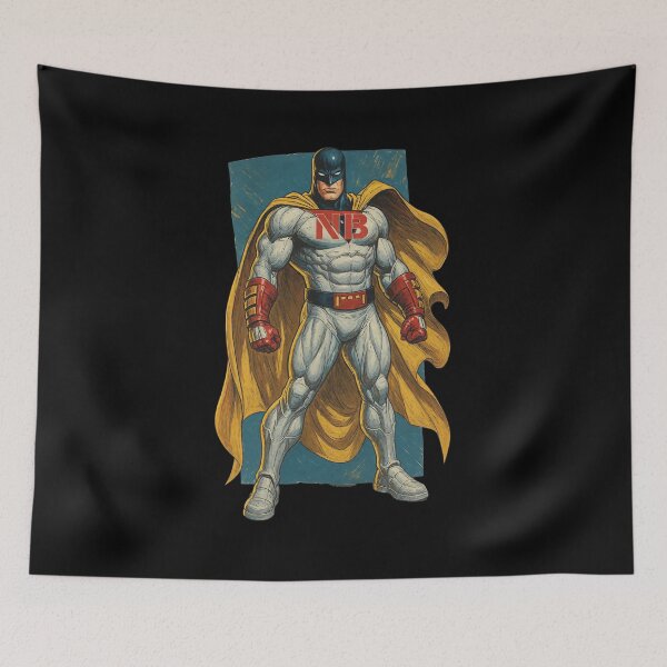 Item preview, Muscular Heroic Figure in White and Gold Cape designed and sold by Giannihanahan.