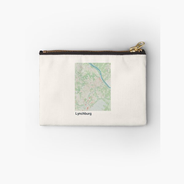 Artikelvorschau, Minimalistische Kartenkunst von Lynchburg entworfen und verkauft von MapsNerd.