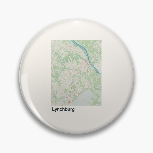 Item preview, Lynchburg Minimalistic Map Art designed and sold by MapsNerd.