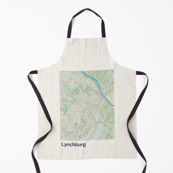Item preview, Lynchburg Minimalistic Map Art designed and sold by MapsNerd.