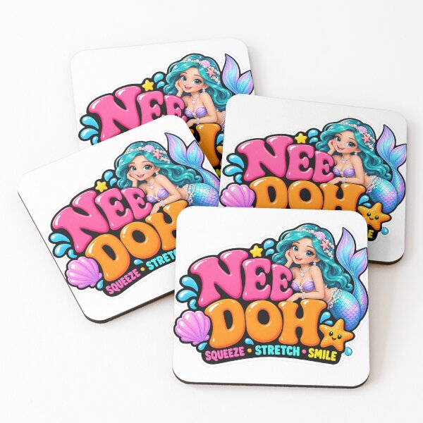 Item preview, Cute Retro Mermaid Squeeze Stretch Smile Ocean Art designed and sold by Bhaskar Digital Art.