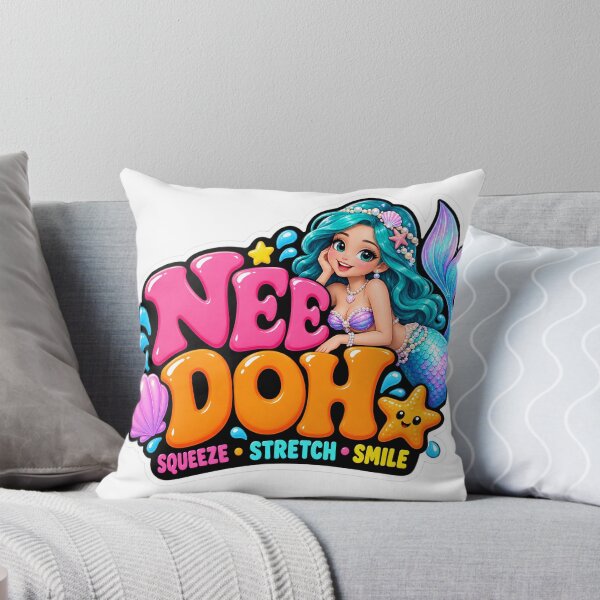 Item preview, Cute Retro Mermaid Squeeze Stretch Smile Ocean Art designed and sold by Bhaskar Digital Art.