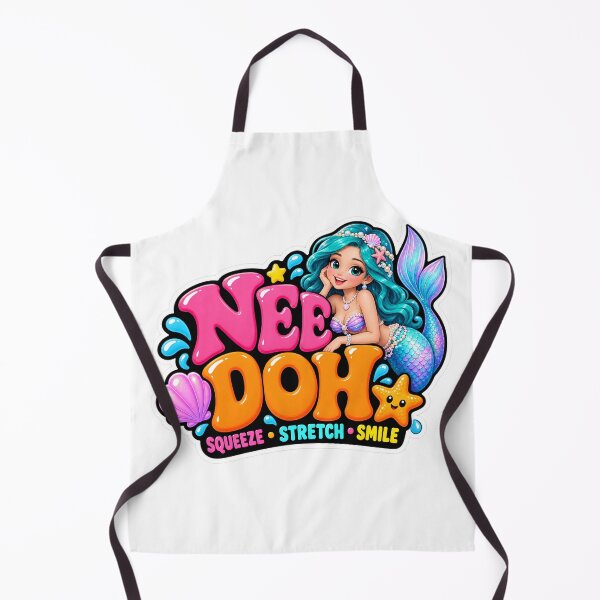Item preview, Cute Retro Mermaid Squeeze Stretch Smile Ocean Art designed and sold by Bhaskar Digital Art.