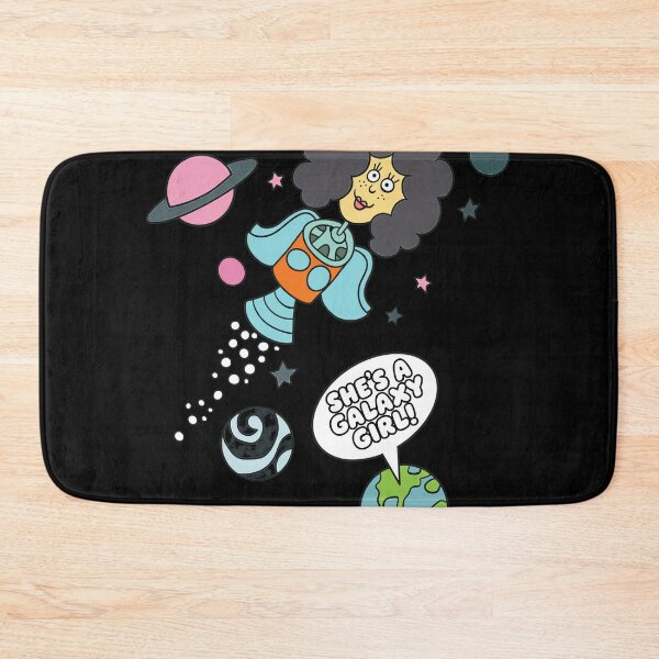 Item preview, She's A Galaxy Girl Retro Space Cartoon Art designed and sold by SusieYost.