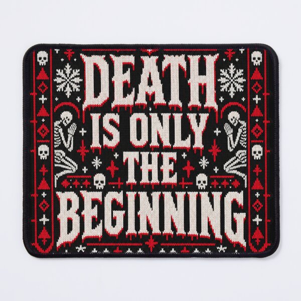 Item preview, Death Is Only the Beginning Gothic Christmas Sweater designed and sold by Gabriela Mihai.