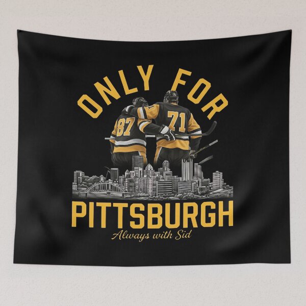 Item preview, Pittsburgh Penguins - Sidney Crosby - Evgeni Malkin - Only For Pittsburgh - Always With Sid designed and sold by ismaelgeme.
