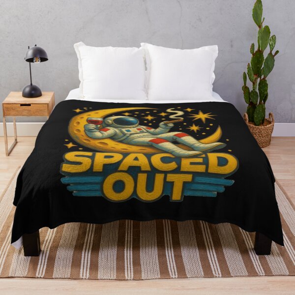 Item preview, Spaced Out Astronaut Moon Space Lover Retro Space designed and sold by Genius Geek.