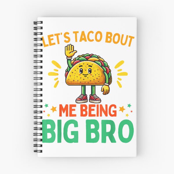 Item preview, Let's Taco Bout Me Being Big Bro Brother Baby Announcement T-Shirt designed and sold by gidget-gadget.