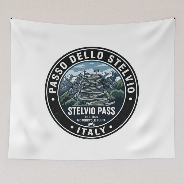 Item preview, Passo Dello Stelvio Italy Stelvio Pass Motorcycle Route designed and sold by jeshands.