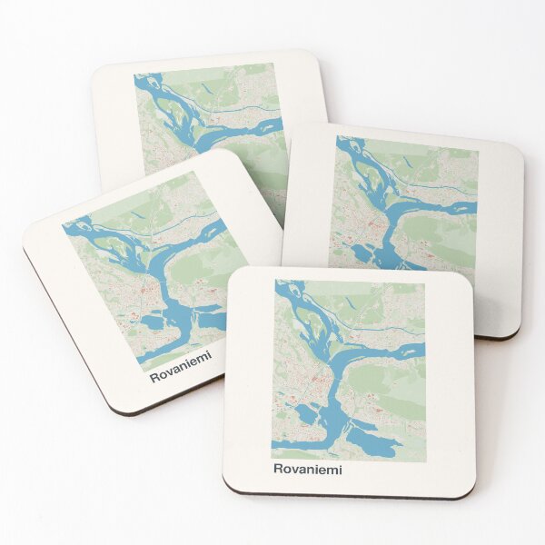 Item preview, Rovaniemi Minimalistic Map Art designed and sold by MapsNerd.