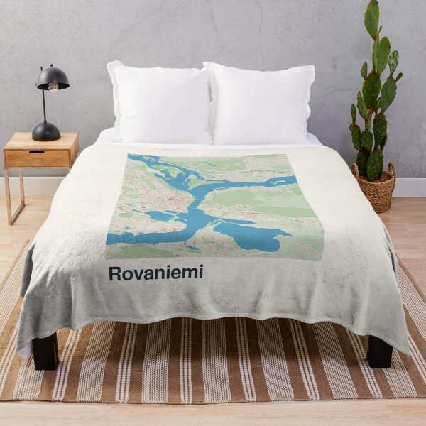 Item preview, Rovaniemi Minimalistic Map Art designed and sold by MapsNerd.