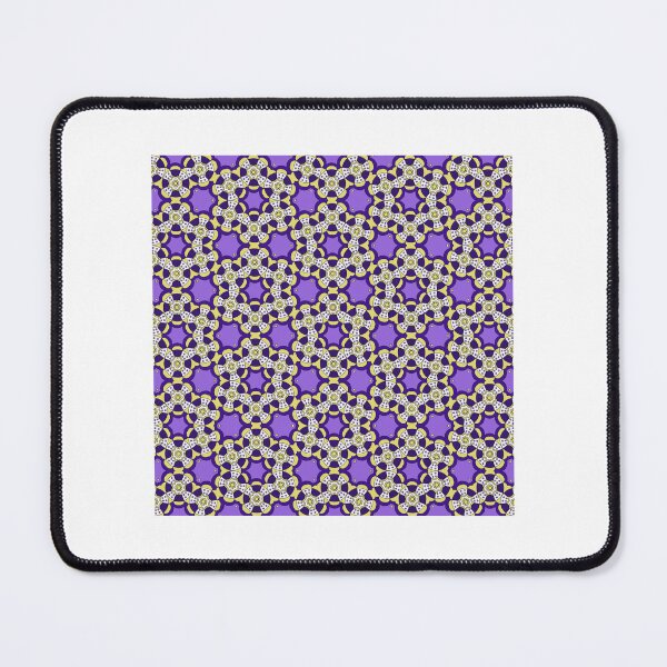 Item preview, Purple and Gold Ornamental Floral Pattern designed and sold by scholenhellenaa.