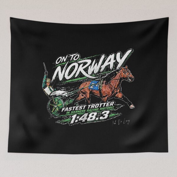 Item preview, Jiggy De Long - On To Norway - Fastest Trotter In Harness Racing History 1:48.3 designed and sold by ismaelgeme.