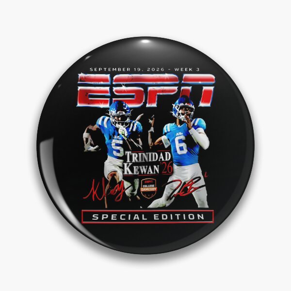 Item preview, Ole Miss Rebels - Trinidad Chambliss - Kewan Lacy - 2026 College GameDay designed and sold by ismaelgeme.