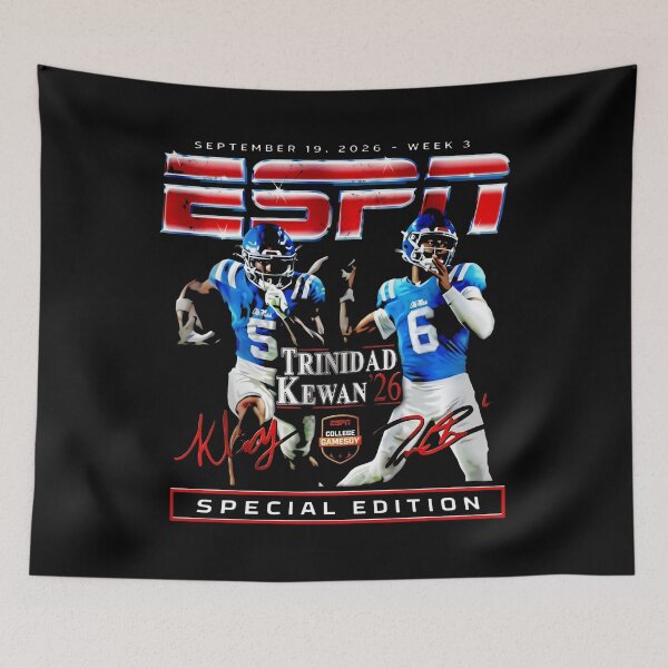 Item preview, Ole Miss Rebels - Trinidad Chambliss - Kewan Lacy - 2026 College GameDay designed and sold by ismaelgeme.