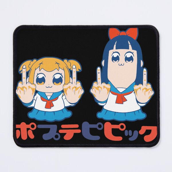 Item preview, Pop Team Epic Middle Finger Anime Duo Uniform designed and sold by SusieYost.