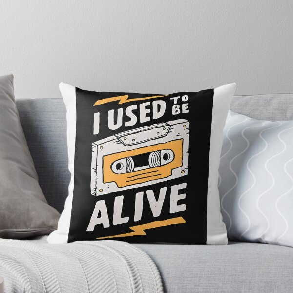 Item preview, I Used to Be Alive - Dark Humorous Quote Design for Fans of Sarcasm and Unique Expressions designed and sold by Heinzhub.