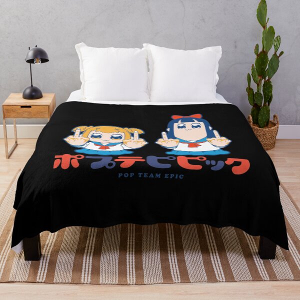 Item preview, Pop Team Epic Middle Finger Anime Duo Uniform designed and sold by SusieYost.