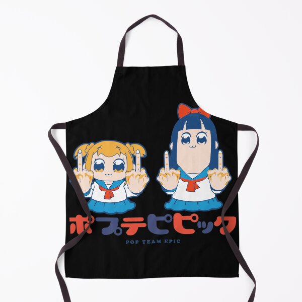 Item preview, Pop Team Epic Middle Finger Anime Duo Uniform designed and sold by SusieYost.