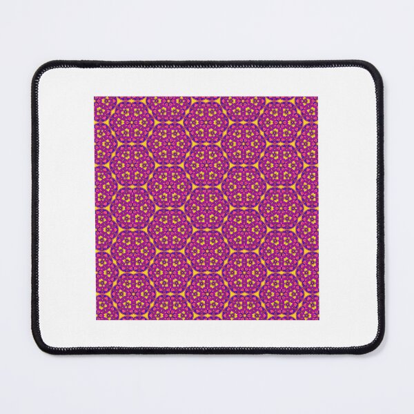 Item preview, Vibrant Pink Purple Geometric Floral Pattern designed and sold by scholenhellenaa.