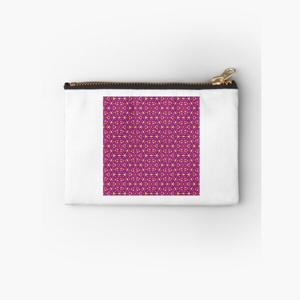 Item preview, Vibrant Pink Purple Geometric Floral Pattern designed and sold by scholenhellenaa.