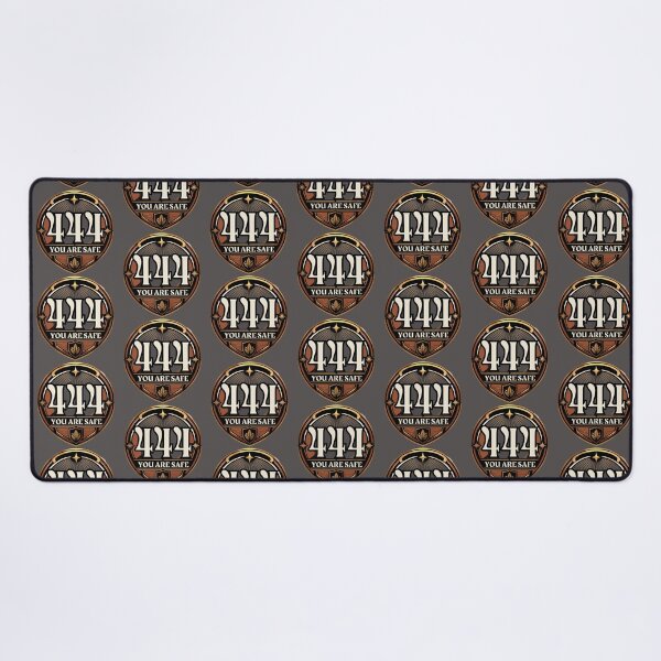 Item preview, 444 You Are Safe Angel Number Protection Quote designed and sold by CosmicQuietStudio.