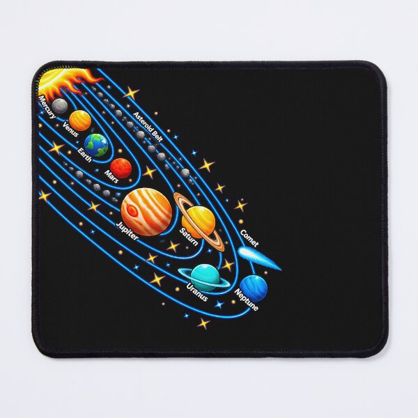 Item preview, Space Solar System Lover Retro Solar Design designed and sold by Genius Geek.